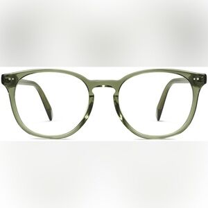 Warby Parker Carlton Wide - Seaweed Crystal